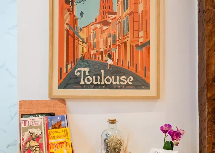 アパート Capitole La Voute Rose トゥールーズ